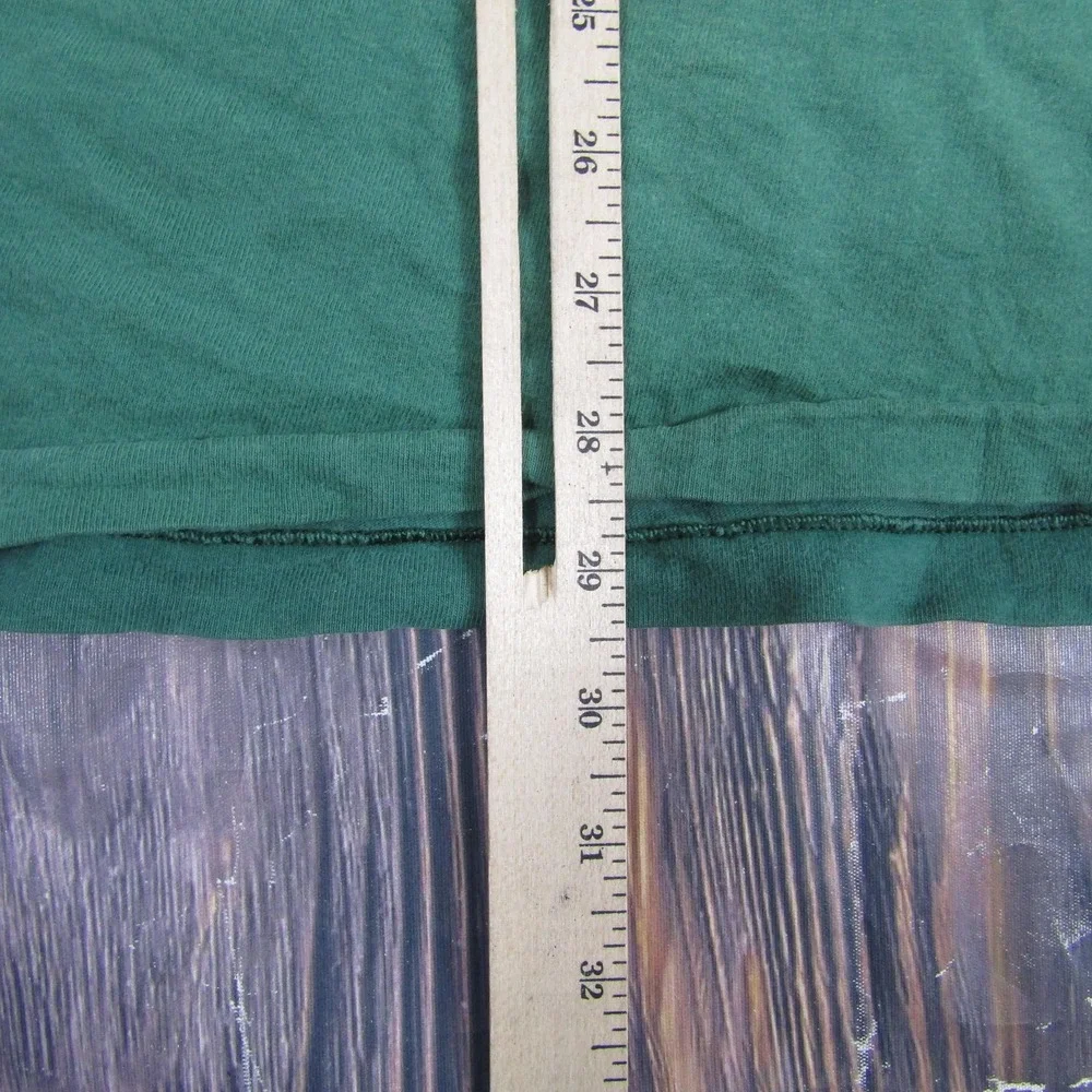 Vintage BellSouth Shirt Mens 3XL Green Hanes Beefy-T Embroidered Logo‎ 90s USA
